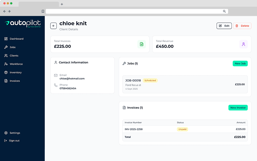 Record all your clients data