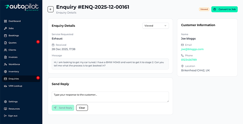 Lead management pipeline